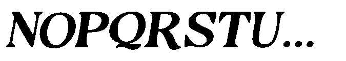 Restless Dynasty Restless Disnasty Italic Regular Font UPPERCASE