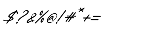 Restofa Poliski Italic Font OTHER CHARS