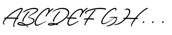 Restofa Poliski Italic Font UPPERCASE