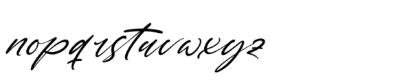 Restofa Poliski Italic Font LOWERCASE