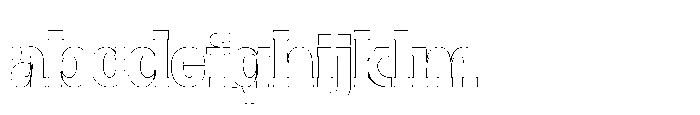 Restone Block Outline FONT