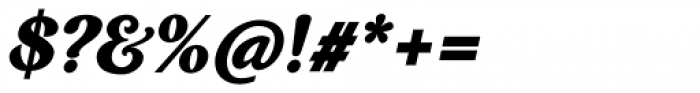 Restora Black Italic Font OTHER CHARS