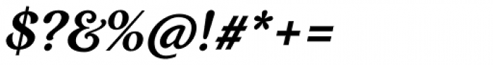 Restora Bold Italic Font OTHER CHARS