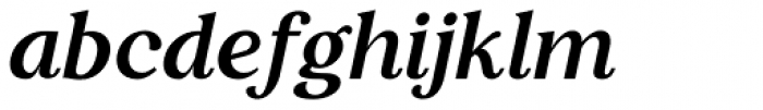 Restora Bold Italic Font LOWERCASE