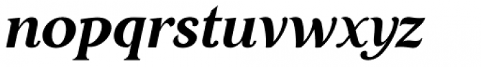 Restora Extra Bold Italic Font LOWERCASE