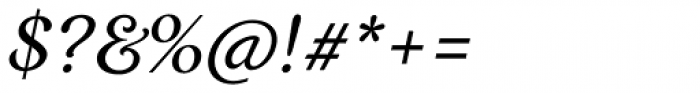 Restora Italic Font OTHER CHARS
