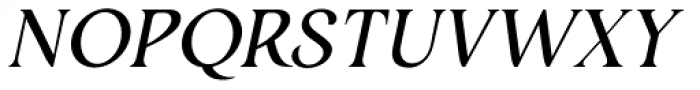 Restora Italic Font UPPERCASE