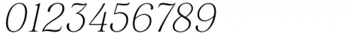 Restora Neue ExtraLight Italic Font OTHER CHARS