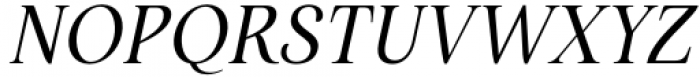 Restora Neue Italic Font UPPERCASE