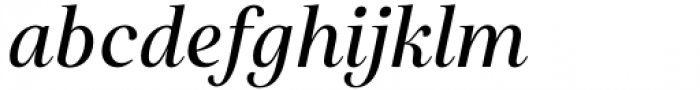 Restora Neue Medium Italic Font LOWERCASE