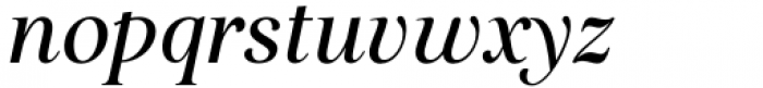Restora Neue Medium Italic Font LOWERCASE