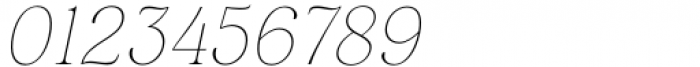 Restora Neue Thin Italic Font OTHER CHARS