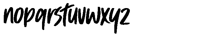 Resulton Font LOWERCASE