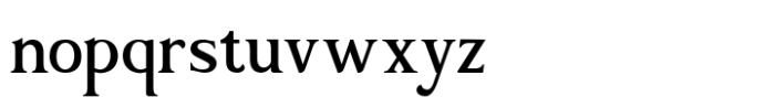 Resvina Font LOWERCASE