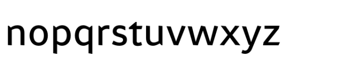 Rethink Regular Font LOWERCASE