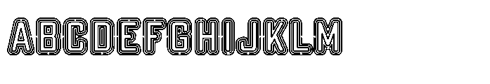 Retravey Font UPPERCASE