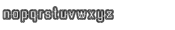 Retravey Font LOWERCASE