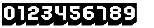 Retro 86 Semibold Shadow Font OTHER CHARS
