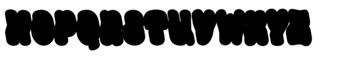 Retro Baiky Extrude Font UPPERCASE