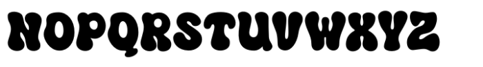 Retro Baiky Regular Font UPPERCASE