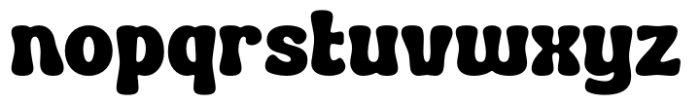 Retro Blendy Font LOWERCASE