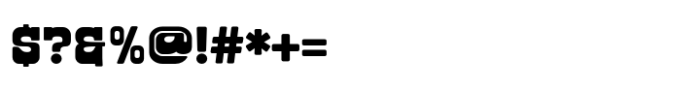 Retro Block Font OTHER CHARS