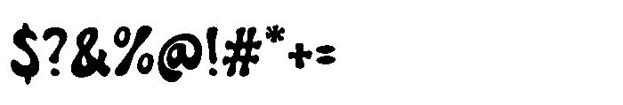 Retro Bloodline Font OTHER CHARS
