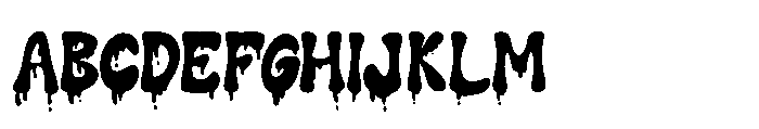 Retro Bloodline Font UPPERCASE