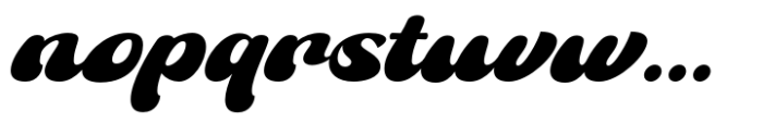 Retro Brown Font LOWERCASE