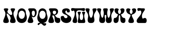 Retro Cool Font UPPERCASE