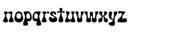 Retro Cool Font LOWERCASE