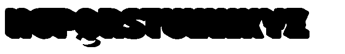 Retro Depa Extrude Font UPPERCASE