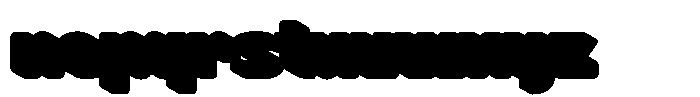 Retro Depa Extrude Font LOWERCASE