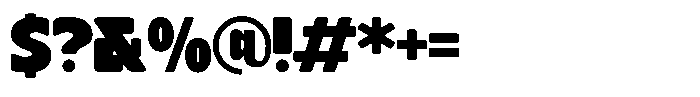 Retro Depa Regular Font OTHER CHARS