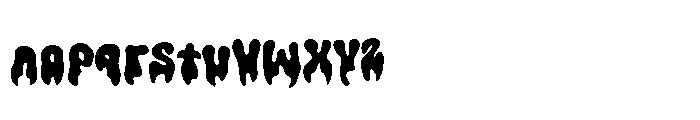 Retro Fluid Font LOWERCASE