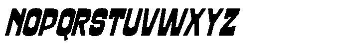 Retro Food Italic Font LOWERCASE