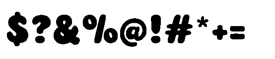 Retro Friday Font OTHER CHARS