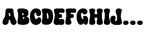 Retro Friday Font UPPERCASE