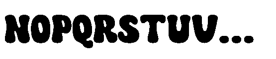 Retro Friday Font UPPERCASE