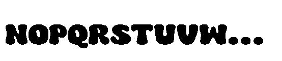 Retro Friday Font LOWERCASE