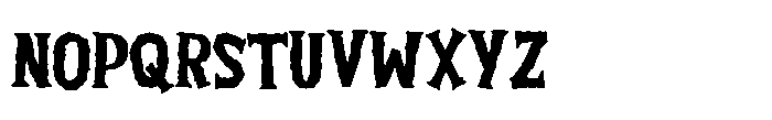 Retro Ghost Font UPPERCASE