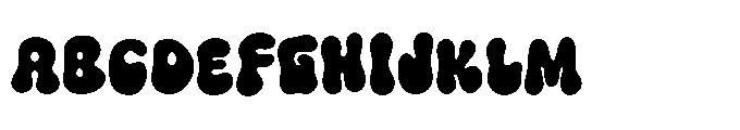 Retro Glow Font UPPERCASE