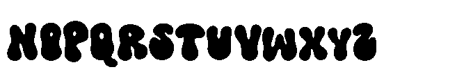Retro Glow Font UPPERCASE