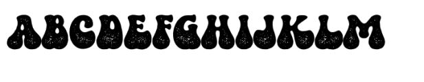 Retro Groovy Stamp Font