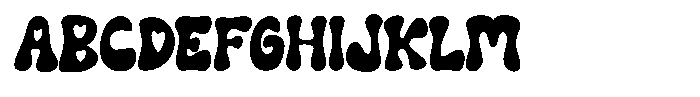 Retro Lovey Font UPPERCASE