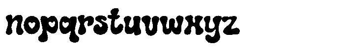 Retro Lovey Font LOWERCASE