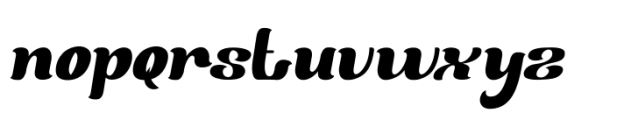 Retro Magaze Regular Font LOWERCASE