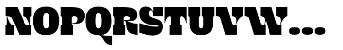 Retro Qalva Font UPPERCASE