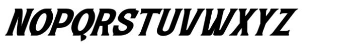 Retro Rider  Italic Font UPPERCASE