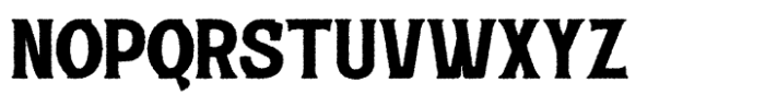 Retro Rider  Rough Regular Font UPPERCASE